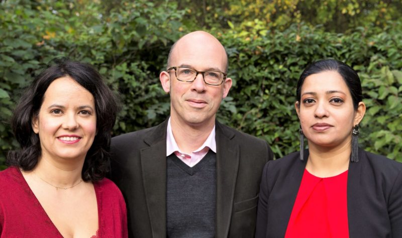 Councillors Nafsika Butler-Thalassis, Geoff Barraclough and Rita Begfum