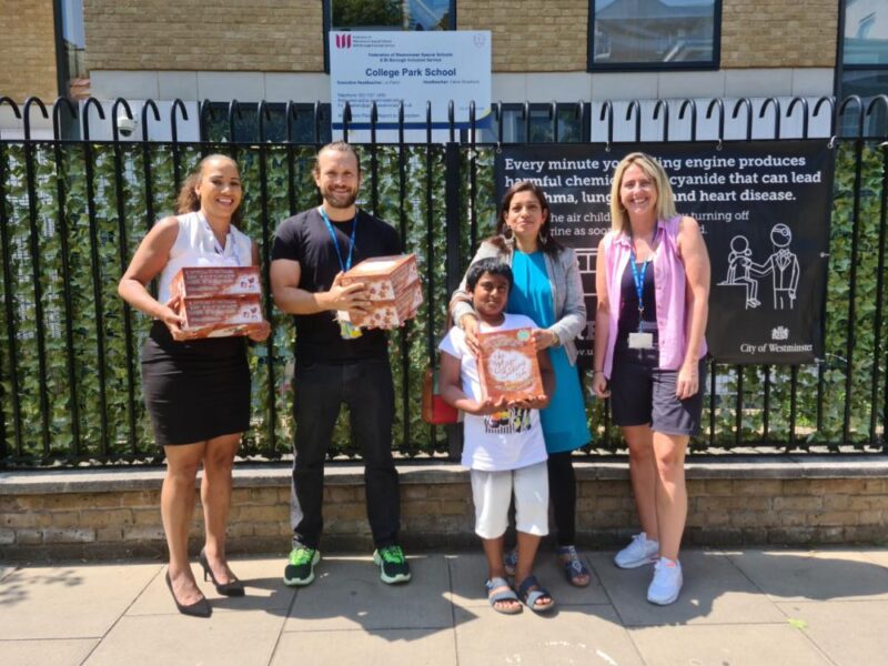 Councillor Rita Begum with GEM at College Park School