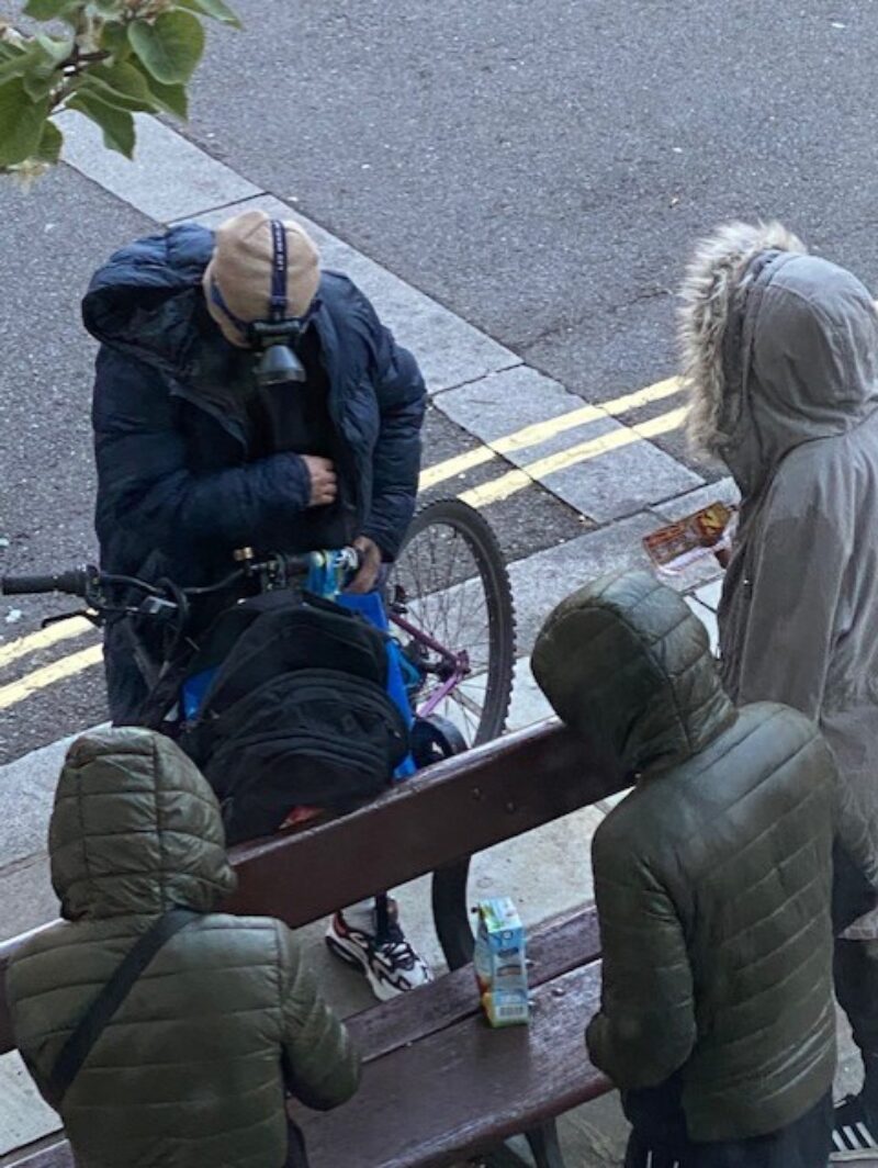 Drug dealing at one of the Southwick Street benches