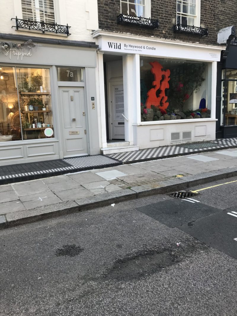 Pot hole on Porchester Place