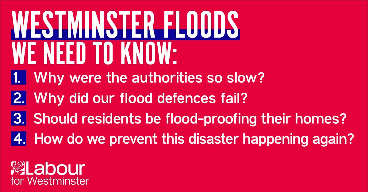 Four questions about the Westminster floods