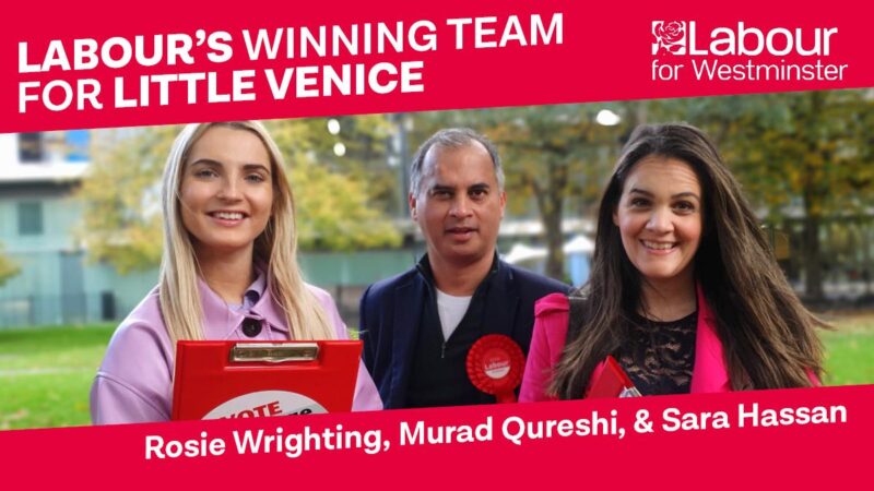 Rosie, Murad and Sara - Little Venice Labour candidates