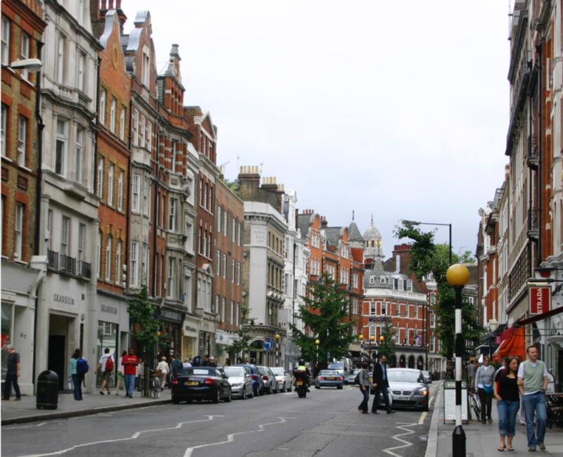 Marylebone High Street, picture taken by The Academy of Urbanism