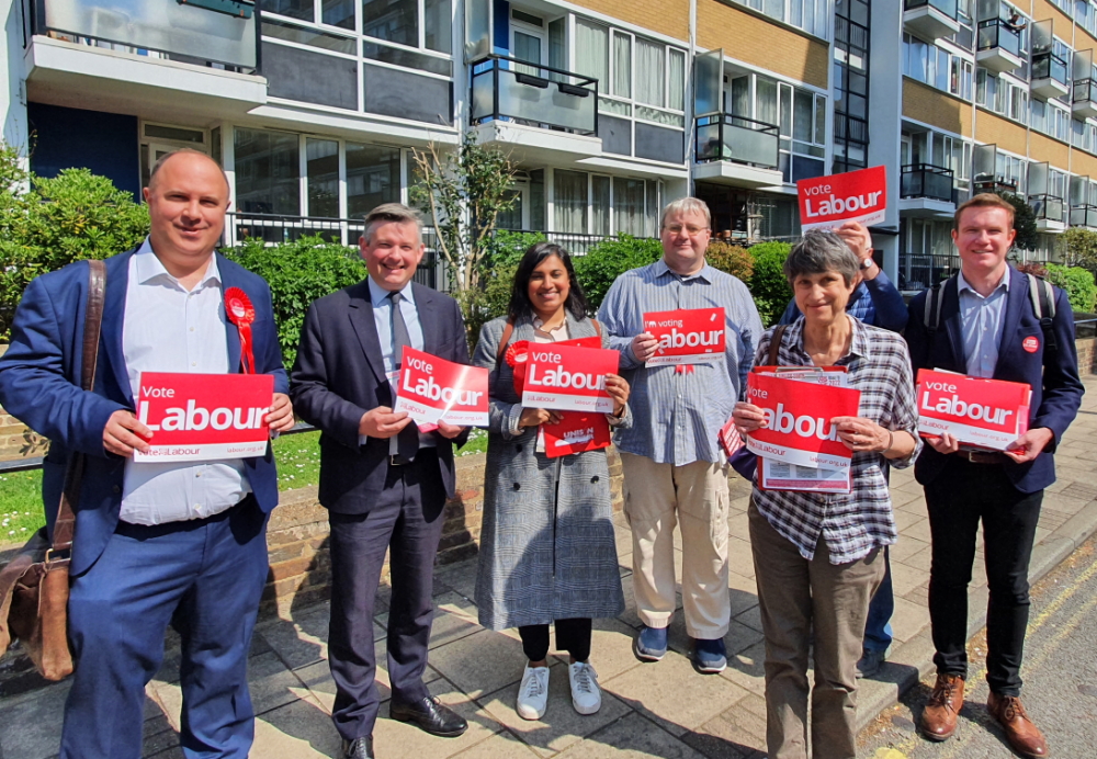 Jonathan Ashworth out with Pimlico South Labour after visiting Pimlico
