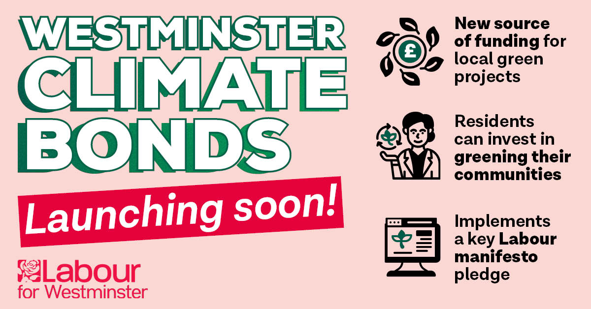 Westminster Labour to Launch Climate Bonds!