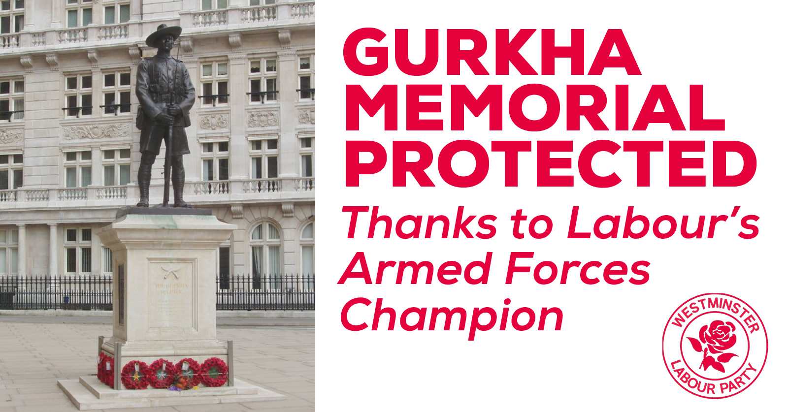 Gurkha Memorial, Horse Guards Avenue
