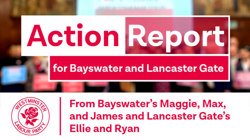 Lancaster Gate action report banner