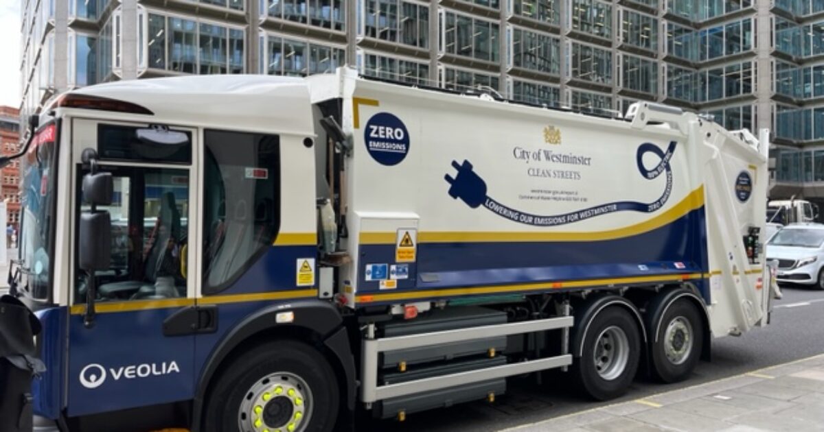 Westminster City Council rolls out the UK’s largest electric refuse