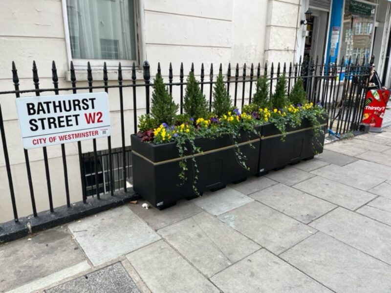 Bathurst Street planters