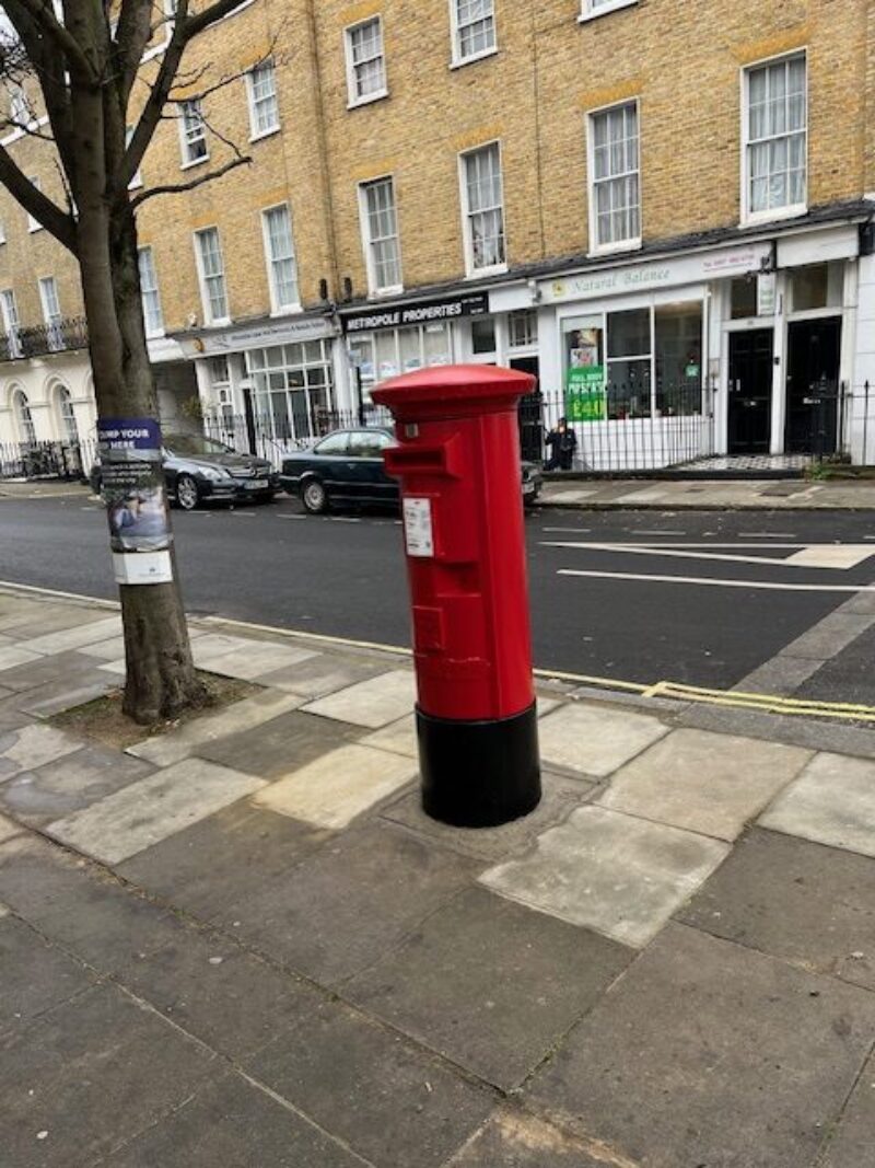 New post box on Southwick Street