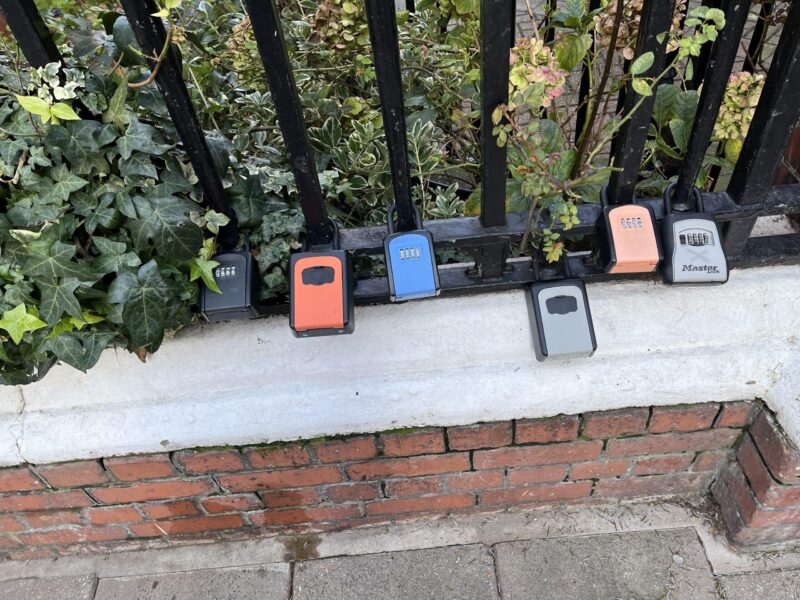 Probyn House Airbnb key boxes