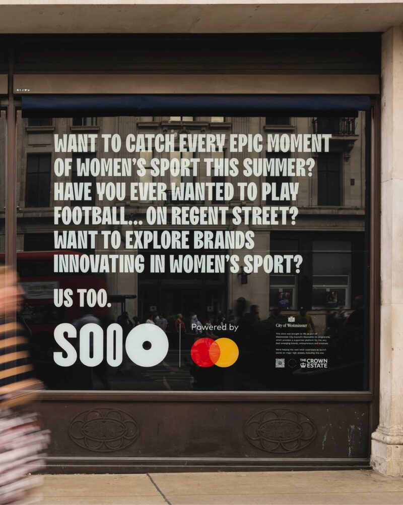 SOOO store on Regent Street