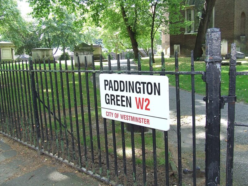 Photo of the Paddington Green street sign. Photo: Libby Norman