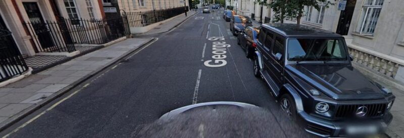 George Street which is to get a protected cycle track, improved pavements and pedestrian crossings