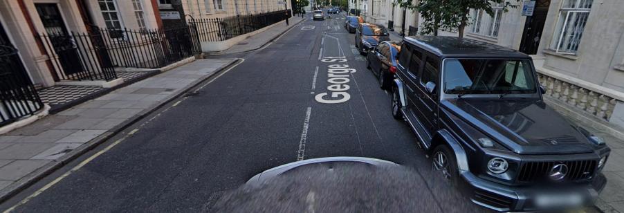 George Street which is to get a protected cycle track, improved pavements and pedestrian crossings