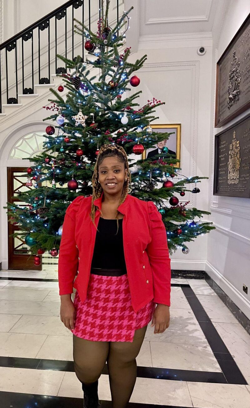 Pictured above Councillor Concia Albert 
