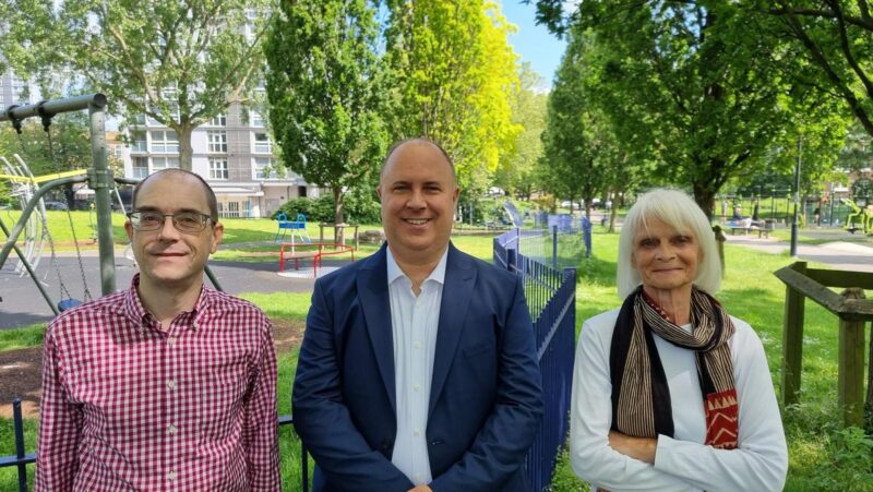 Westbourne Labour Team - David Boothroyd, Adam Hug and Angela Piddock 